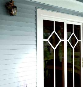 раздвижные пластиковые двери на террасу - модель 1