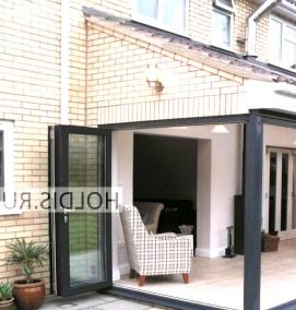 раздвижные пластиковые двери на террасу - модель 2