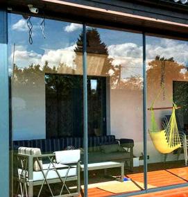 раздвижные стеклянные двери для беседок - тип 3