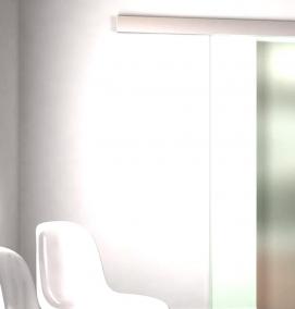 раздвижные стеклянные двери - модель 4