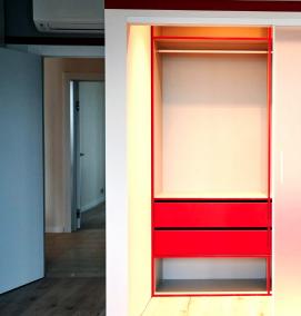 раздвижные жалюзийные двери в гардеробную - модель 1