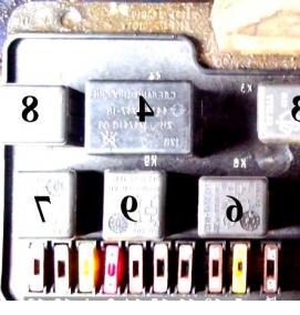 разъем блока предохранителей - вариант 3
