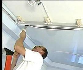 разноцветный натяжной потолок - тип 3