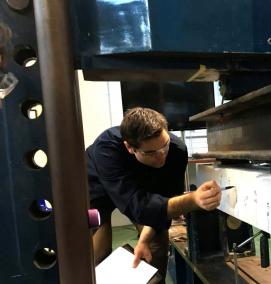 разрушающие испытания бетона - модель 3