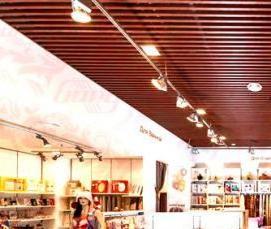 реечные потолки комби - вариант 3