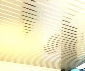 реечные потолки квадратные - вариант 4