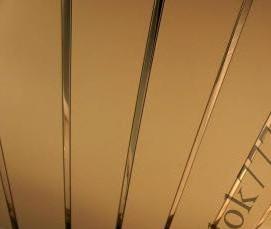 реечные потолки суперхром - модель 3