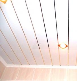 реечный кассетный потолок - модель 2