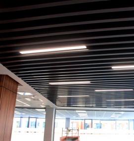 реечный кубообразный потолок - вариант 1