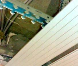 реечный потолок 84 мм - вариант 3