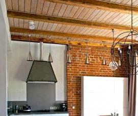 реечный потолок лофт - модель 4