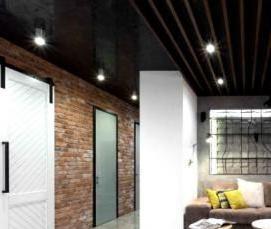 реечный потолок лофт - модель 2