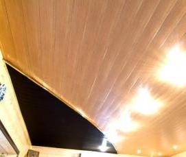 реечный потолок s 100 мм - вариант 1