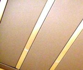 реечный потолок s 100 мм - вариант 2