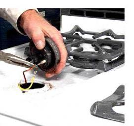 ремонт двери духовки газовой плиты - вариант 2