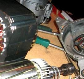 ремонт двигателей стиральных машин - тип 3