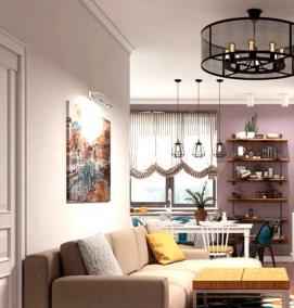 ремонт двухкомнатной квартиры - модель 1