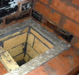 ремонт футеровки печи - вариант 3