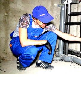 ремонт канализации в квартире - модель 1