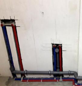 ремонт канализации в квартире - модель 2