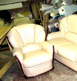 ремонт мебели:  диван - вариант 2