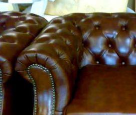 ремонт мягкой кожаной мебели - вариант 1