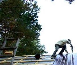 ремонт основания кровли - вариант 3