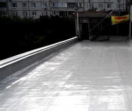 ремонт полимерной кровли - модель 4