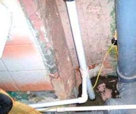 ремонт стояка канализации - тип 1