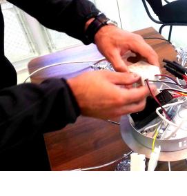 ремонт светодиодных люстр с пультом управления - модель 3