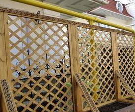 решетчатый  деревянный - вариант 1