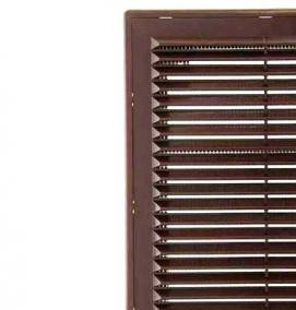 решетка вентиляционная с ручным приводом - тип 4