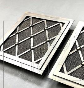 решетка вентиляционная с ручным приводом - тип 3