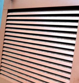 решетка вентиляционная стальная оцинкованная - модель 1