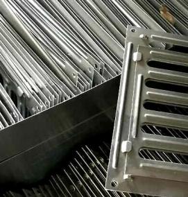 решетка вентиляционная стальная оцинкованная - модель 2