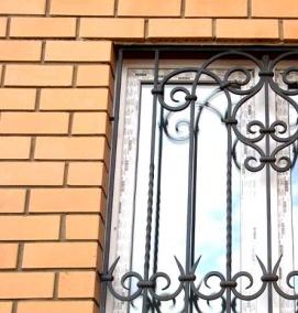 решетки на балконные окна - модель 4