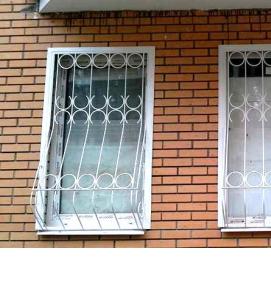 решетки на окна лоджии - тип 1