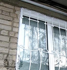 решетки на окна от воров - модель 1