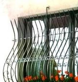 решетки на половину окна - модель 3