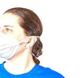 респиратор белый - вариант 2