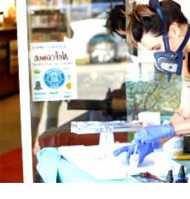 респиратор для работы с эпоксидной смолой - тип 4