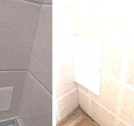 ревизионный люк накладной пластиковый - вариант 4