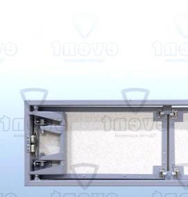 ревизионный люк под плитку нажимной - модель 4