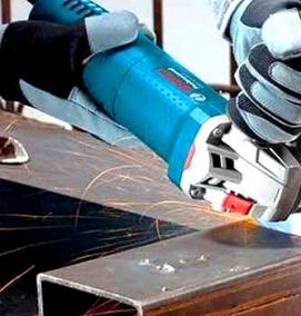 резка болгаркой - вариант 1