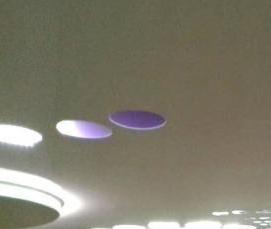 резной натяжной потолок с подсветкой - модель 4