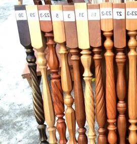 резные балясины из дерева - модель 1
