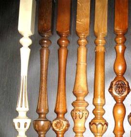 резные балясины из дерева - модель 4