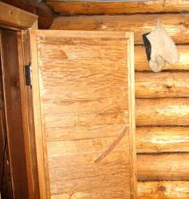 резные двери в баню - тип 4