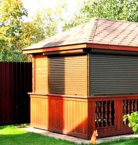 рольставни для открытой террасы - вариант 2