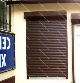 рольставни на двери - вариант 1